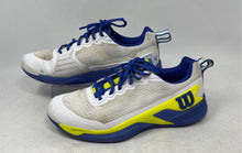Load image into Gallery viewer, Wilson Mens Rush Pro 4.5 White Round Toe Lace-Up Sneaker Shoes Size 9.5
