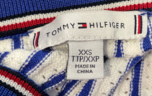 Load image into Gallery viewer, Tommy Hilfiger Womens White Blue Striped Knitted Long Maxi Skirt Size 2XS
