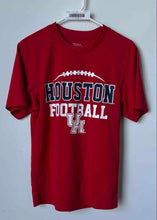 Load image into Gallery viewer, Colosseum Athletics Mens Red Houston Cougars UH Football T-Shirt Size Small
