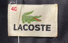 Load image into Gallery viewer, Lacoste Mens Black Cotton Short Sleeve Collared Button-Up Shirt Size 40
