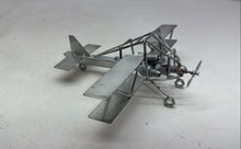 Load image into Gallery viewer, Decorative Metal Biplane Airplane Model Sculpture Spark Plug Nut Bolt Craft
