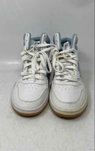 Load image into Gallery viewer, Adidas Womens Hoops 3.0 Mid Blue White Lace-Up Sneaker Shoes Size 7.5
