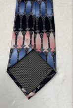 Load image into Gallery viewer, Giorgio Brutini Mens Multicolor Geometric Print Silk Adjustable Pointed Tie
