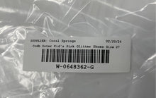 Load image into Gallery viewer, CCDB Star Unisex Kids Pink Glitter Low Top Hook And Loop Sneaker Shoes Size 27
