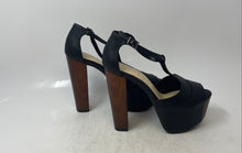 Load image into Gallery viewer, Jessica Simpson Womens Dany Black Brown Adjustable Buckle Platform Sandal Sz 8M
