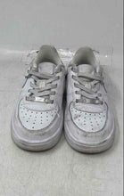 Load image into Gallery viewer, Nike Kids Air Force 1 Low White Leather Lace-Up Low Top Sneaker Shoes Size 12C
