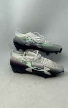 Load image into Gallery viewer, Under Armour Mens Blur Pro 6006206-107 White Navy Blue Football Cleats Size 13
