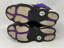 Load image into Gallery viewer, Authentic Nike Kids Jordan 13 Retro Purple Black Sneaker Shoes Size 1.5Y
