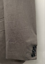Load image into Gallery viewer, Zara Mens Gray Notch Lapel Single-Breasted Two-Button Blazer Jacket Size 36
