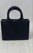 Load image into Gallery viewer, True Religion Womens Black Modern Edge Magnetic Snap Double Handle Tote Handbag
