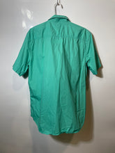 Load image into Gallery viewer, PD&amp;C Mens Aqua Short Sleeve Pockets Collared Regular Fit Button-Up Shirt Size XL
