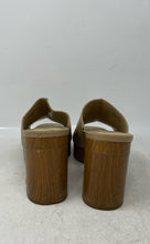 Load image into Gallery viewer, Michael Kors Womens Beige Open Toe Slip-On Block Heel Slide Sandals Size 7.5M
