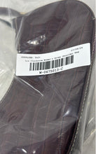 Load image into Gallery viewer, Liz Claiborne Womens Brown Crocodile Embossed Leather Inner Pockets Shoulder Bag
