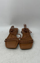 Load image into Gallery viewer, Marc Fisher Womens Lakita Brown Open Toe Flat Heel Strappy Sandals Size 7M
