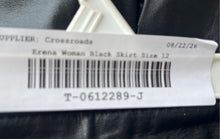 Load image into Gallery viewer, Erena By Irene Koenig Womens Black Pockets Straight &amp; Pencil Skirt Size 12
