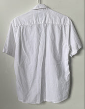 Load image into Gallery viewer, Peter Werth London Mens White Short Sleeve Collared Button-Up Shirt Size M

