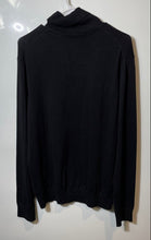 Load image into Gallery viewer, H&amp;M Womens Black Long Sleeve Turtleneck Slim Fit Pullover Sweater Size M
