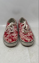 Load image into Gallery viewer, Vans Mens Off The Wall 721356 Red White Lace-Up Sneaker Shoes Size 10.5

