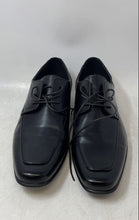 Load image into Gallery viewer, Giorgio Brutini Mens Black Leather Lace-Up Almond Toe Derby Dress Shoes Size 11M

