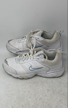 Load image into Gallery viewer, Nike Womens View 2 318172-111 White Light Blue Lace-Up Sneaker Shoes Size 7.5
