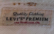 Load image into Gallery viewer, Levi's Premium Womens White Floral Denim Light Wash Raw Hem Jean Shorts Size W27

