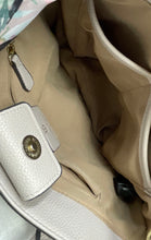 Load image into Gallery viewer, Nanette Lepore Womens Beige Leather Double Handle Satchel Handbag
