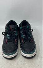 Load image into Gallery viewer, Nike Boys Air Jordan 3 Retro FV5437-001 Black And Hyper Jade Sneakers Shoes 6.5Y
