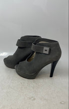 Load image into Gallery viewer, Michael Kors Womens Gray Peep Toe High Stiletto Platform Heels Size 6.5
