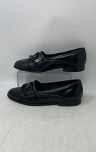 Load image into Gallery viewer, Giorgio Brutini Mens Black Leather Fringe Slip-On Loafer Dress Shoes Sz 10 D
