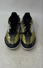 Load image into Gallery viewer, Adidas Kids F50 Club Messi Black Gold Round Toe Lace-Up Soccer Shoes Size 5.5
