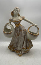 Load image into Gallery viewer, Vintage Royal Haeger Gypsy Girl Double Basket Planter From The 1950s
