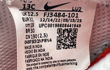 Load image into Gallery viewer, Nike Boys Force 1 Low FJ3484-101 White Red Lace-Up Sneaker Shoes Size 13C
