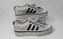 Load image into Gallery viewer, Adidas Womens Nizza Platform GX2020 Ivory White &amp; Black Sneakers Shoes Size 7
