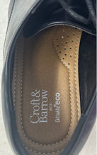 Load image into Gallery viewer, Croft &amp; Barrow Mens Black Leather Cap Toe Oxford Dress Shoes Size 12W
