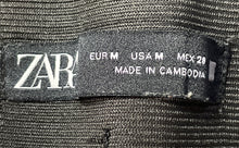 Load image into Gallery viewer, Zara Womens Brown Flat Front Skinny Leg Trouser Pants Size Medium
