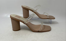 Load image into Gallery viewer, Dolce Vita Womens Noles Clear Peach Block Heel Strappy Sandals Size 9
