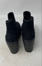 Load image into Gallery viewer, Steve Madden Womens Jada JADA01S1 Black Leather Block Heel Ankle Booties Size 7
