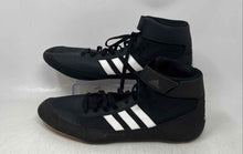Load image into Gallery viewer, Adidas Mens HVC 2 Black White Lace-Up Mid Top Wrestling Shoes Size 13
