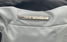 Load image into Gallery viewer, Steve Madden Womens Gray Black Detachable Strap Outer Pockets Lined Tote Bag
