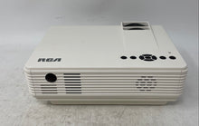 Load image into Gallery viewer, RCA RPJ116 White Portable Home Projector With Power Adapter Not Tested
