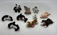 Load image into Gallery viewer, Lot Of 10 Pcs Mixed Variety Ty Beanie Babies Multicolor Collectible Plush Toys
