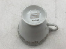 Load image into Gallery viewer, Set Of 2 Pcs Norcrest Ceramic Silver 25th Anniversary China Teacup &amp; Saucer Set
