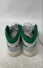 Load image into Gallery viewer, Nike Boys Air Jordan 1 Mid DQ8423 White Green Lace-Up Sneaker Shoes Size 4Y
