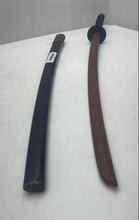 Load image into Gallery viewer, Brown And Black Training Katana Sword With Matching Scabbard And Handle Grip
