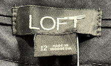 Load image into Gallery viewer, Loft Womens Black Flat Front Slash Pockets Pull-On Ankle Pants Size 12
