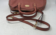 Load image into Gallery viewer, Michael Kors Womens Sandrine Pink Leather Detachable Strap Lined Satchel Handbag
