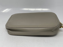 Load image into Gallery viewer, Moschino Womens Gray Detachable Strap Zipper Cosmetic Bag Stained
