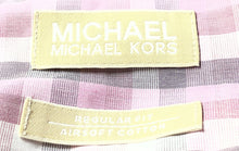 Load image into Gallery viewer, Michael Kors Mens Multicolor Plaid Cotton Non-Iron Dress Shirt Size 16 1/2
