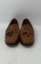 Load image into Gallery viewer, Asos Mens Brown Leather Tassel Moc Toe Slip-On Loafer Shoes Size 9
