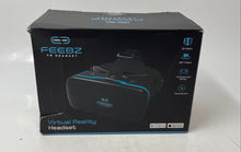 Load image into Gallery viewer, Feebz Black 360-Degree 3D Videos Video Gaming Virtual Reality Headset In Box

